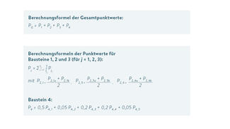 Berechnungsformeln