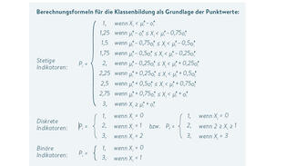 Berechnungsformeln