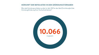 10.066 Gründungsvorhaben insgesamt (Grafik)