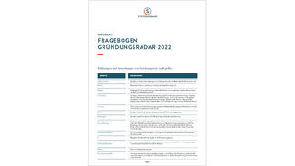 Infoblatt zum Fragebogen