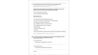 Musterfragebogen zum Gründungsradar 2018